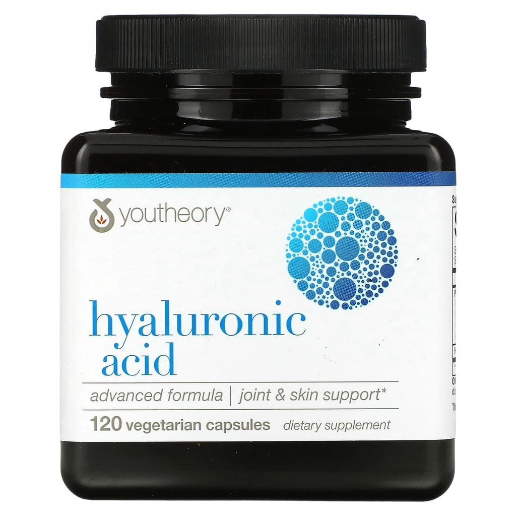 Youtheory Hyaluronic Acid, Advanced Formula, 120 Veggie Capsules
