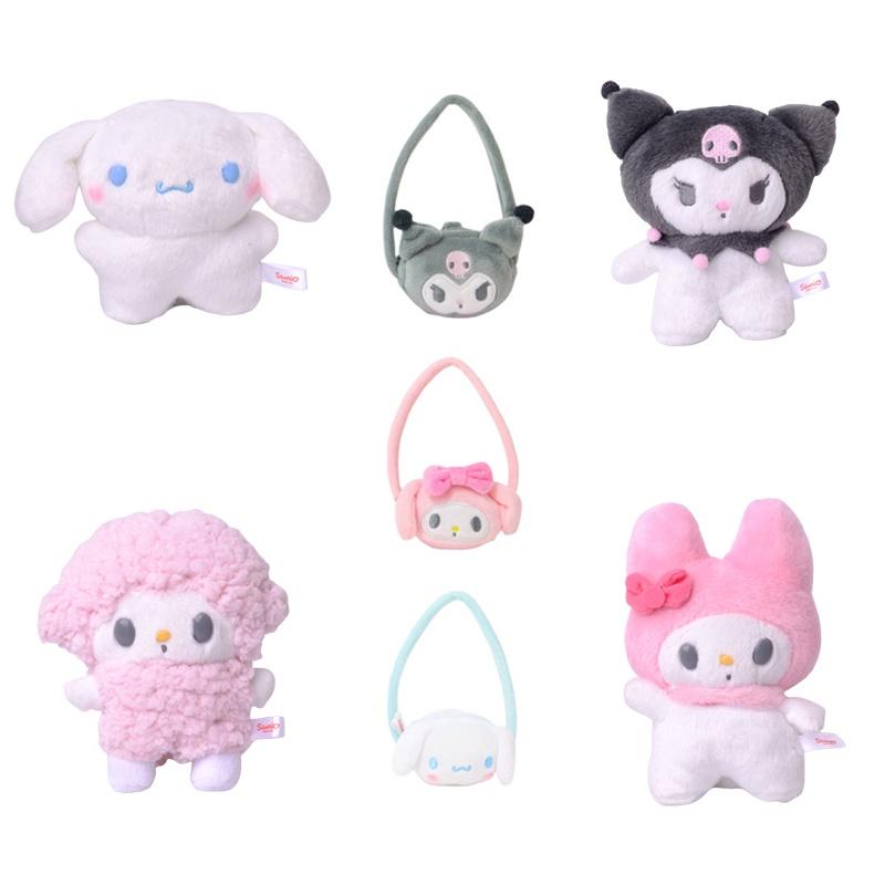 Милый подвес-кукла Sanrio Kuromi с сумкой через плечо для поклонников аниме