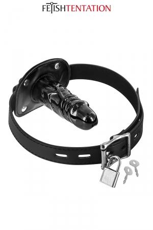 Gag with Internal Dildo - Fetish Tentation