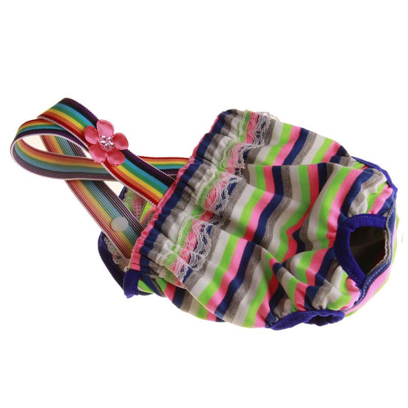 Физиологические брюки с милыми полосками для домашних животных и принтами для собак