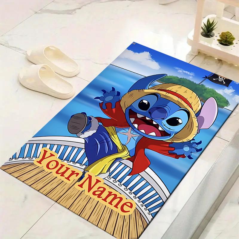 Custom 1Pc Stitch'S Pirate Adventure Rug Office Carpet Indoor Outdoor Entrance Doormat Nonslip Soft And Comfortable Living Room D916260