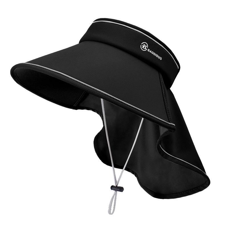 8546 Летняя уличная прохладная шляпа от солнца женская с широкими полями шаль интегрированная шляпа от солнца универсальная модная шляпа с открытым верхом