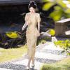 New Chinese cheongsam 1011 new retro young girl temperament medium and long improved daily summer