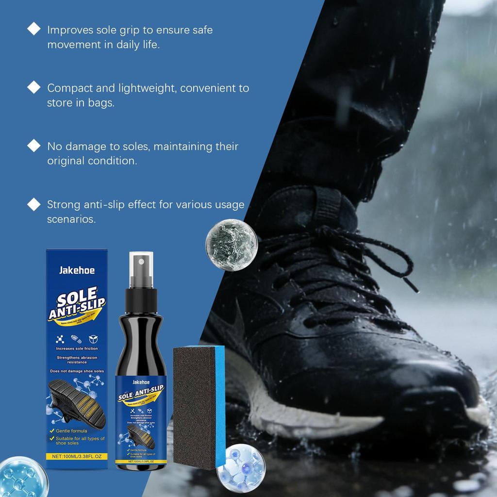SoleGuard: Противоскользящее, износостойкое средство для дома, улицы и спорта для улучшения сцепления