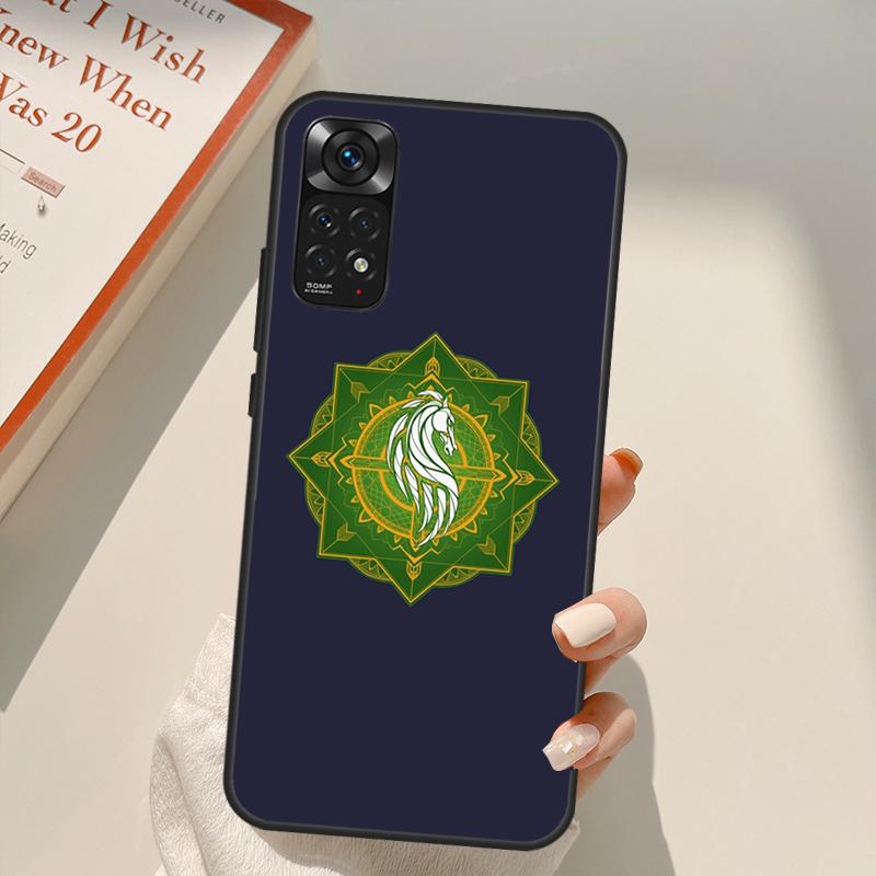 Чехол Rider of Rohan для Xiaomi Redmi Note 11 10 9 8 Pro Note 11S 10S 9S 8T K50 K40 9A 9C 10A 10C Cover