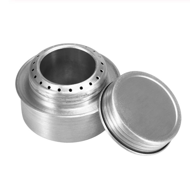 Portable Mini Alcohol Aluminum Alloy Stove Outdoor Camping Picnic Hiking Cook