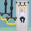 Gym Ring with Adjustable Straps Buckles Indoor Pull-up Fitness Gymnastics Rings Home Exercise Equipment Kids