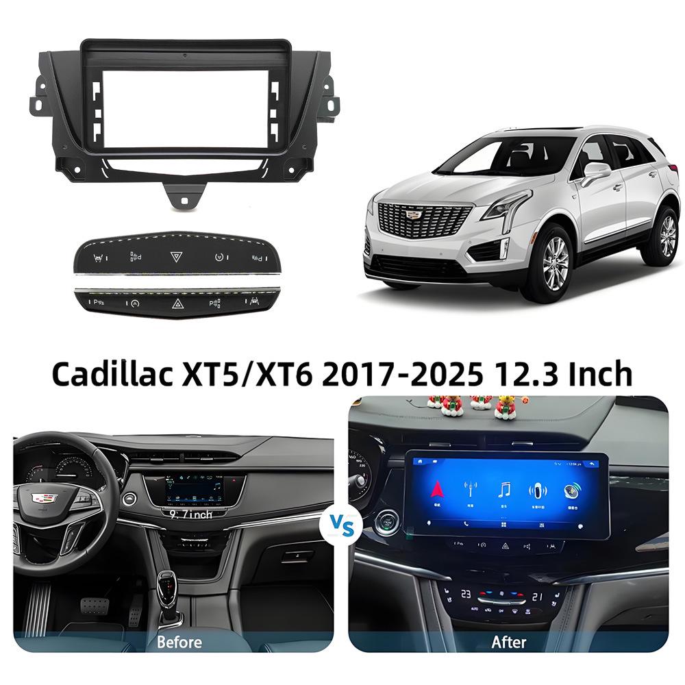 Универсальная рамка для 12,3-дюймовой навигационной панели Cadillac XT5/XT6 2020-2025 гг.