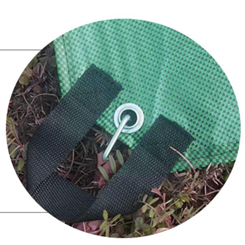 Garden Leaf Tarp Waterproofing Thick Large Size Multifunctional Foldable Yard Leaves Hauling Tarp Green 1.8x1.8m