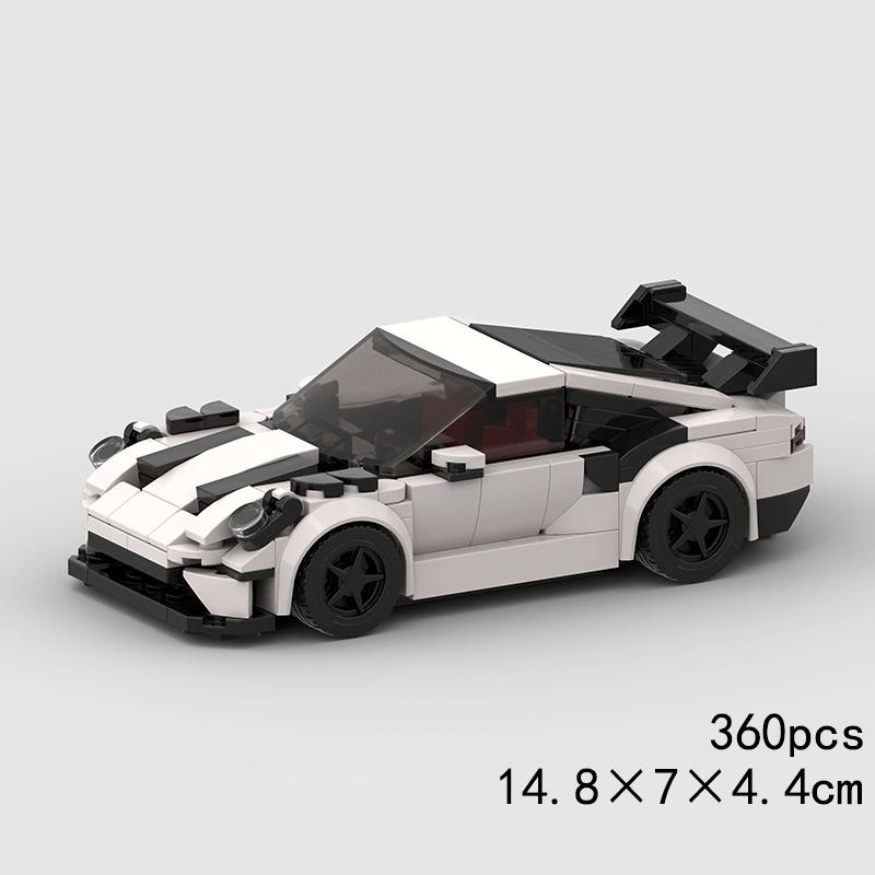 MOC Car Super Race City Speed ​​Sport Pickup Vehicle Model Building Blocks Rally Supercar Racing Bricks Christmas Gift Technical