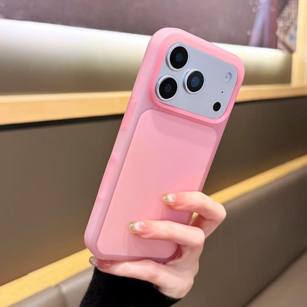 Apple 17 Pro Max iPhone 16/15 Anti-Fall Frosted Ice Cream Jelly Case