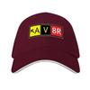 Кепка AV8R с знаком рулежной дорожки аэропорта для любителей авиации и авиатехники, черная, с помпоном, женские головные уборы, мужские