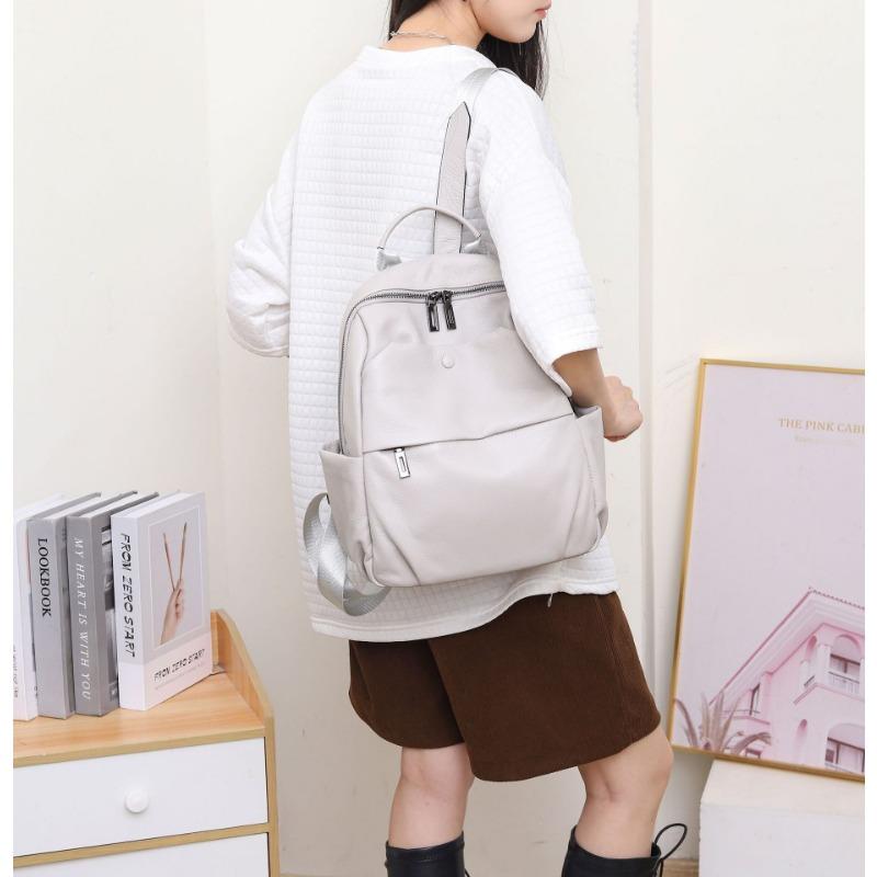 Рюкзак Модная женская сумка из натуральной кожи Легкий дорожный рюкзак Школьный рюкзак