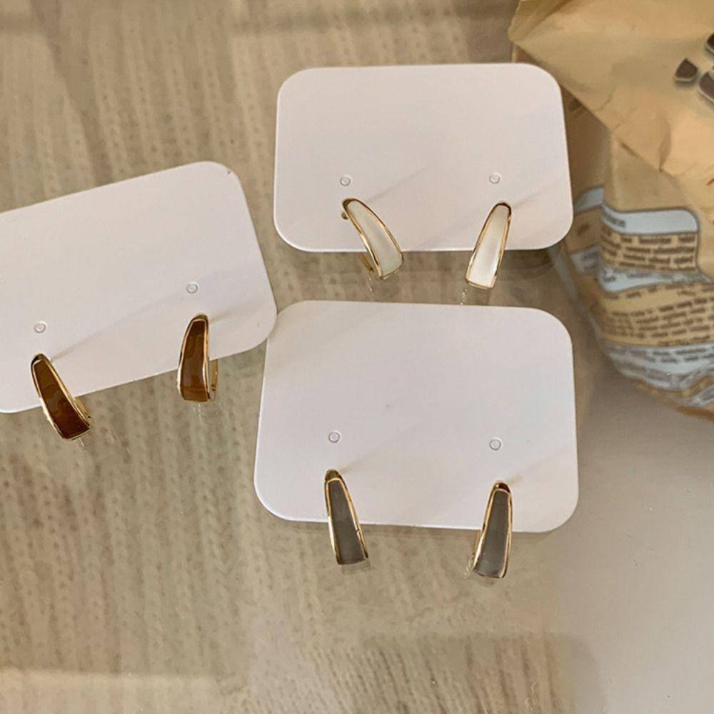 Temperament Party женские серьги-кольца в корейском стиле серьги-гвоздики с эмалью