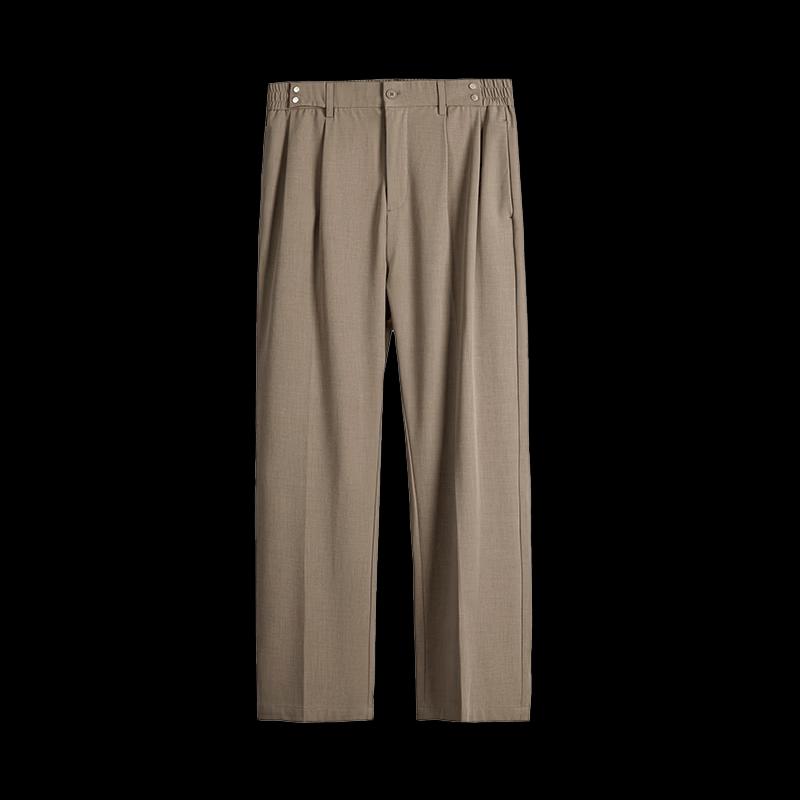 Мужские брюки HAUT TON прямого кроя из смесовой льняной ткани, Business Casual