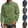 Men's Solid Color Shirt Plus Men's Long Sleeved T-shirt Minimalist Sweatshirt