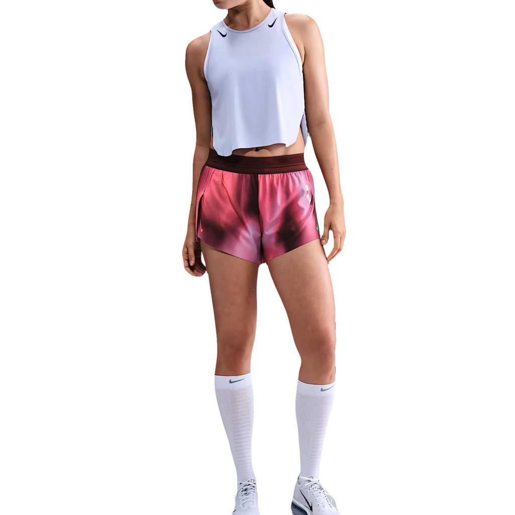 Nike Aeroswift Faith Kipyegon Dri-FIT ADV Минималистичная Мода Универсальные Шорты Миди с Завышенной Талией Женские шорты IF1629-532