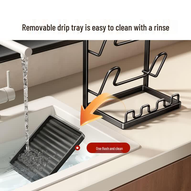 Multi-functional Countertop Pot Lid & Utensil Organizer