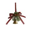 Christmas Bell Pendant Christmas Bell With Bow Wall Hanging Decoration