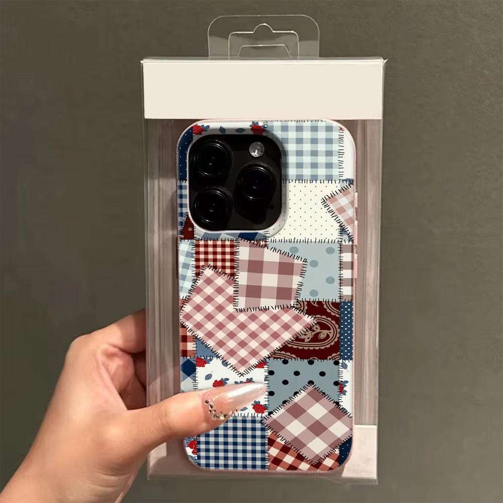 Чехол для телефона с текстурой личи для iPhone 17 17Air 16 15 14 13 12 11 Pro Max 16 Plus Ткань с плетеным узором Силиконовый чехол Funda