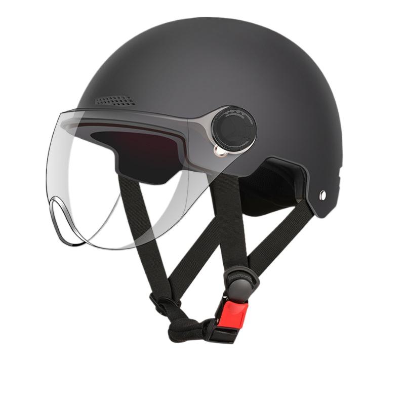 Шлем Электромобиль Женский и Мужской Мотоциклетный Аккумуляторный Автомобиль Полушлем Летняя Защита от Солнца Полный Шлем Оптом Езда Дышащий и Легкий