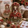 Handmade Fabric Poke Art Kit Thick Board Embroidery Craft Set  Bedroom Accent