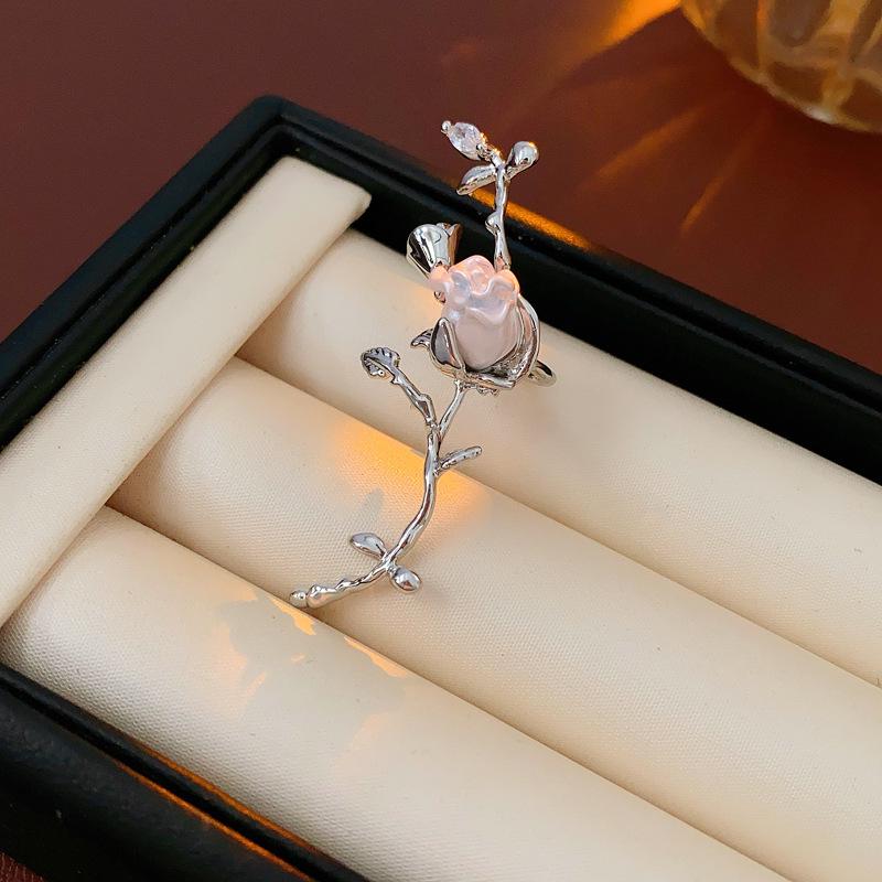 Серьги-кисточки с бриллиантами в виде цветков «Серебряная игла» класса люкс 2025 - Элегантный европейский и американский стиль для женщин