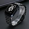 Роскошный ремешок из нержавеющей стали для Apple Watch 10 46 мм Ultra 2 49 мм Металлический браслет для Iwatch Серии 9 8 7 6 5 4 Se 45 мм 44 мм Ремешок