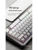 Бесплатная механическая клавиатура Free Wolf M75 Bluetooth с двумя режимами, PBT-клавишами с градиентом и дисплеем