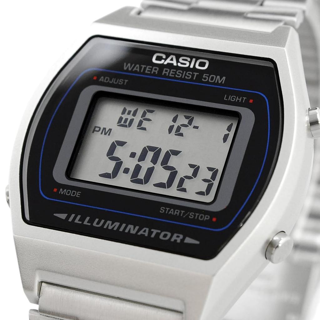 CASIO цифровые часы винтажной серии унисекс серебристые Overseas модель [Casio] B640WD-1AV [товары]