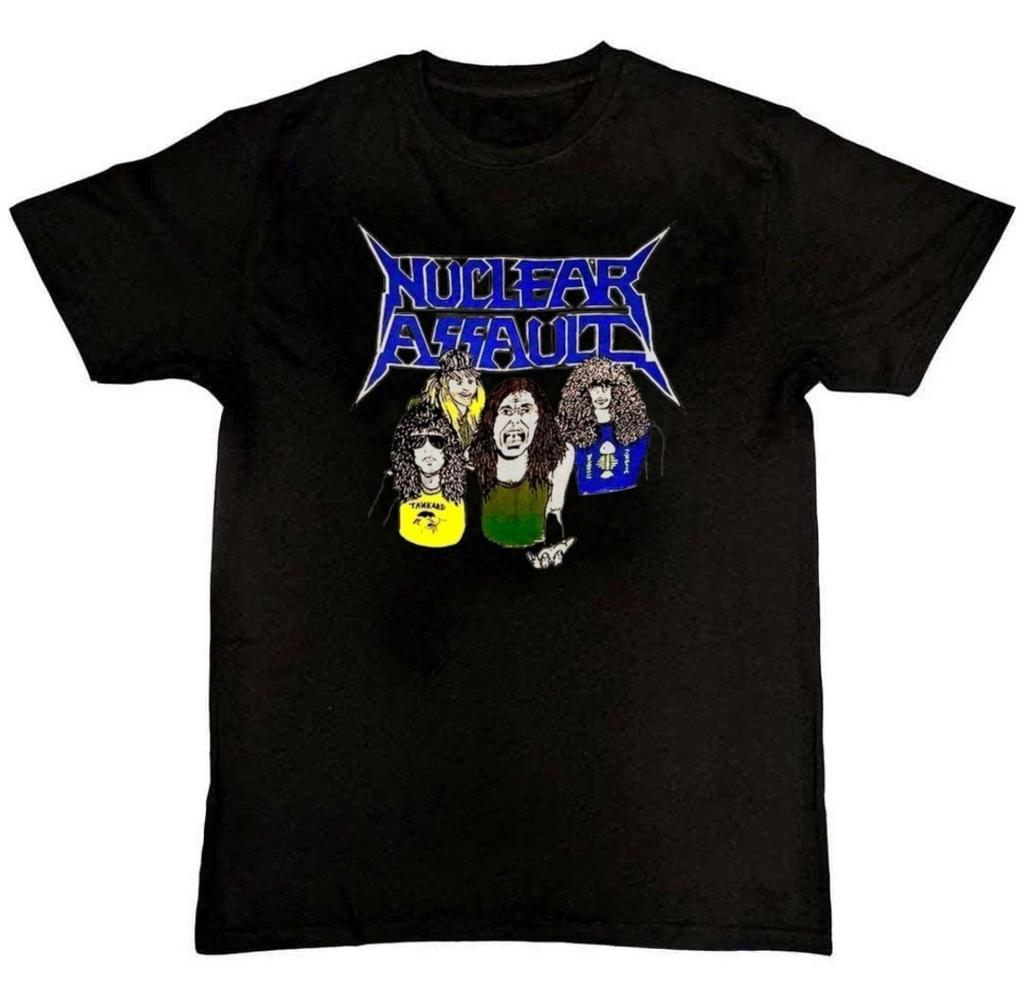 Retro Nuclear Assault Concert Graphic PrintMens T-Shirt