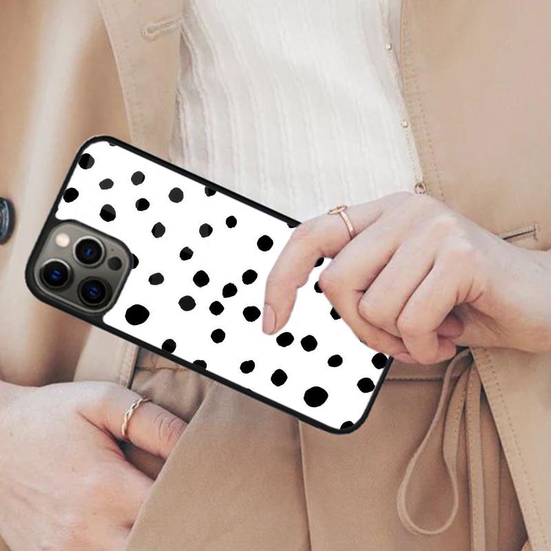 Polka Dot Magnetic Phone Case For APPLE iPhone 17 Air 16 14 13 12 Pro Max 15 Plus Wireless Charge With MagSafe Cover