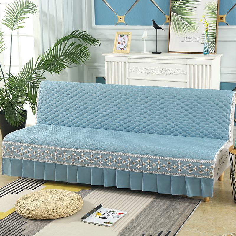 Universal Stretch Sofa Bed Cover Couch Covers Armless Sofa Cover Washable Elastic Folding Furniture Sofa Bed Covers