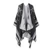 Horse Plain Shawl Summer Outside With Women'S Fashion Warm Scarf Travel Wear Knitted Cape Men