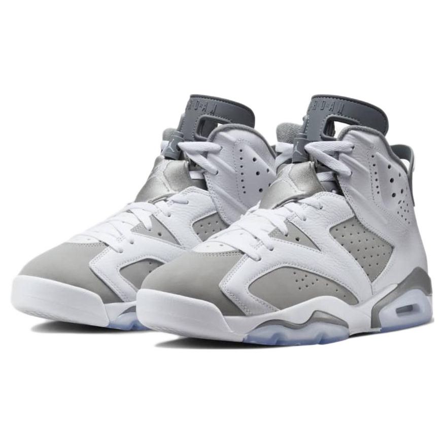 Air Jordan 6 Retro Cool Grey Men Sneakers White Medium-Grey CT8529-100