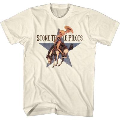 Футболка мужская Stone Temple Pilots Cowgirl Riding Bronco Концерт рок-группы 2019