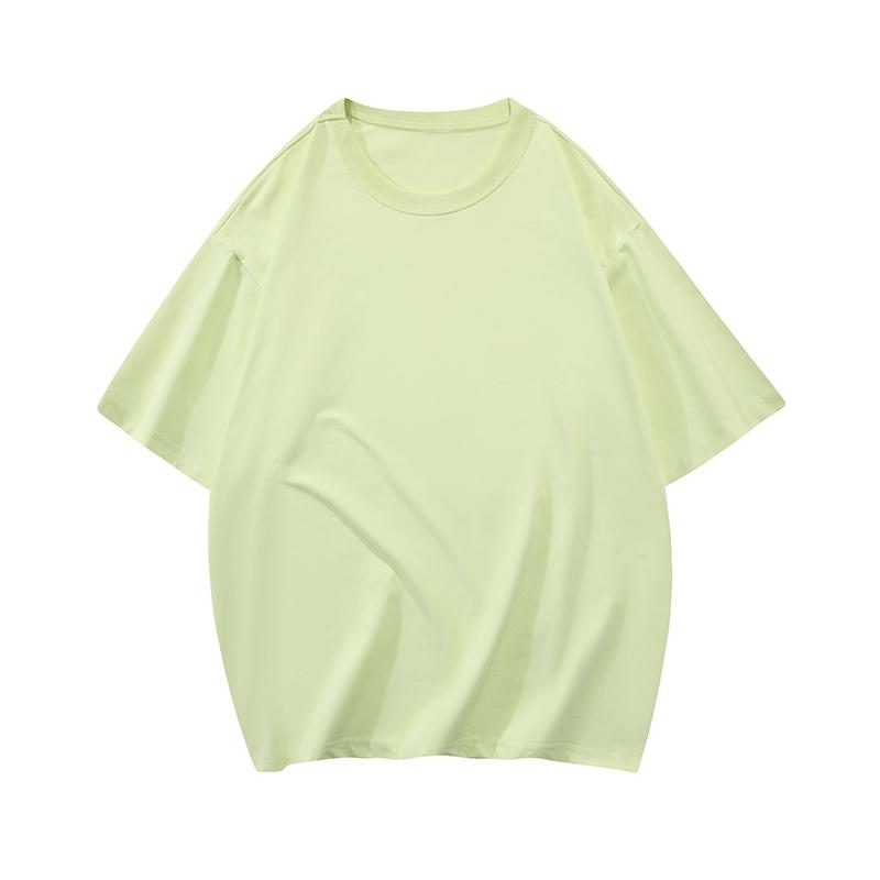 2025 Spring Summer Men Casual Short Sleeve T-Shirts Men Clothing Man Solid Color Streetwear Tshirts Male Couple White Tops Tees