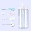 Large Capacity Pump Bottle Dispenser PET Shampoo Lotion Container Durable Press Bottle  Shower Gel