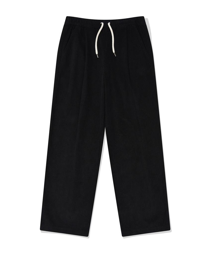 WACKY WILLY Corduroy Elastic Pants Black