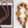 50/100/200 шт. деревянных бусин в богемном стиле, простые и элегантные круглые деревянные бусины с текстурой дерева, браслет, ожерелье, серьги, брелок для ключей