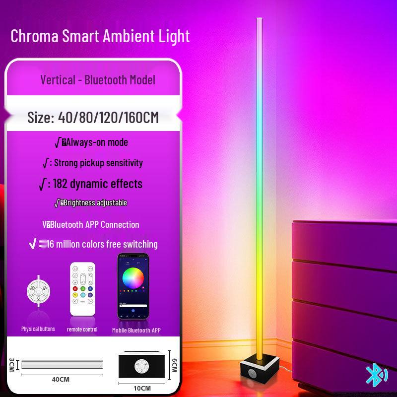 Северный Сон Цвет Ритм Угловой Свет: WIFI Bluetooth Музыкальная подсветка для гостиной и спальни