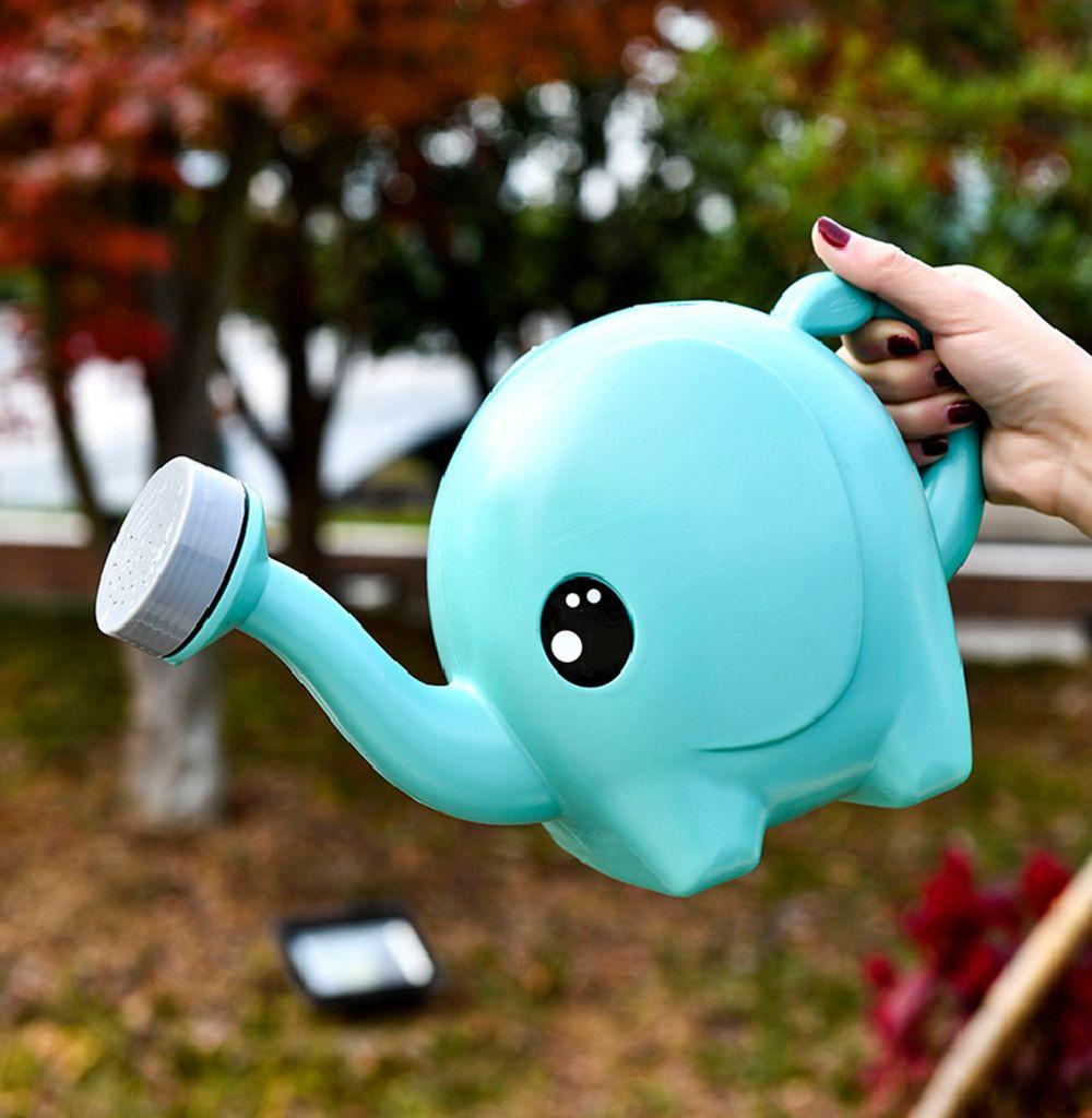 2500ml Kids Cute Plants Sprinkler Home Irrigation Gardening Elephant Water Can Watering Pot