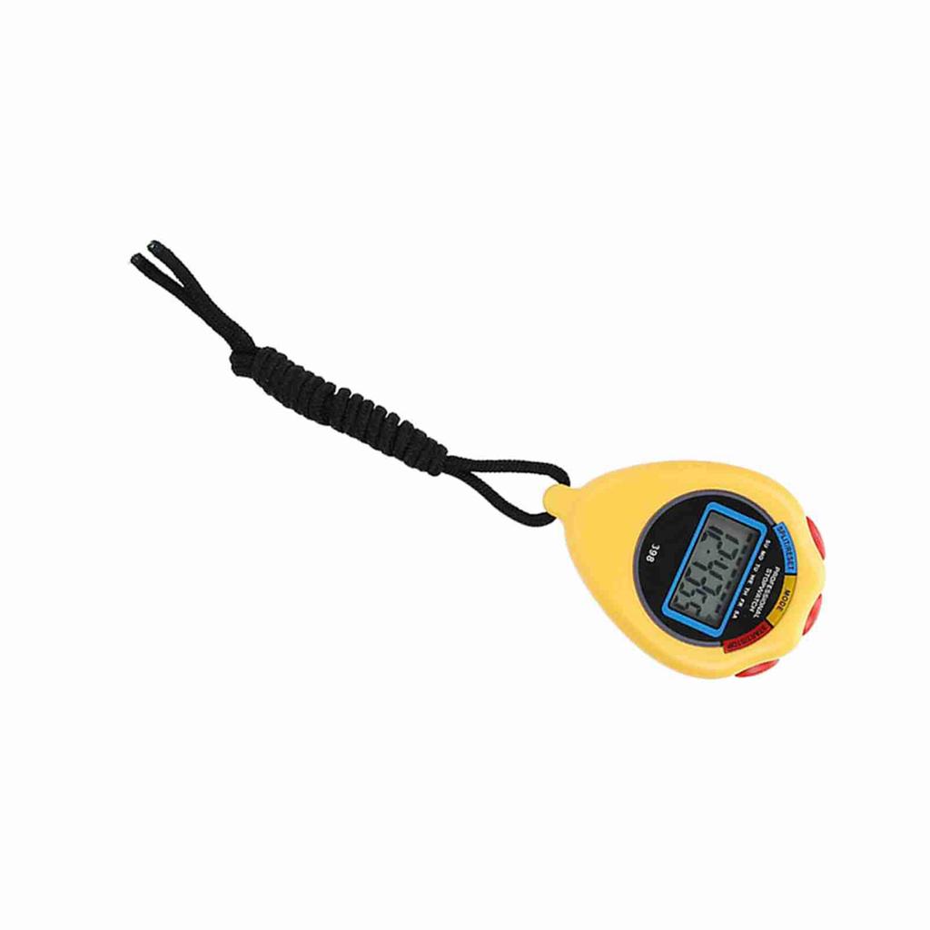 Профессиональный спортивный таймер, электронный секундомер для легкой атлетики для гонок, бега, плавания, желтый