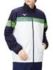 Куртка Breath Thermo Warmer Tennis Dynamotion XL, Посадка, Влагоотводящая, Теплогенерирующая, Водоотталкивающая, Ветрозащитная, Белый/Темно-синий, 62JE2520,