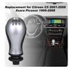 5 Speed Car Gear Shift Shifter Knob Stick Head Manual Replacement for Citroen C5 2001-2008 Xsara Picasso 1999-2008