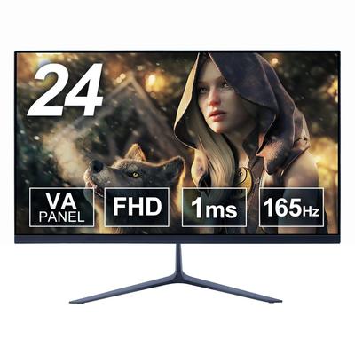 Игровой монитор Iris Plaza 165 Гц HDMIx1 Динамик FHD 1920 x 1080 VA-панель 165 Гц Время отклика 1 мс Снижение синего света Совместимость с VESA 24 дюйма D-Portx1