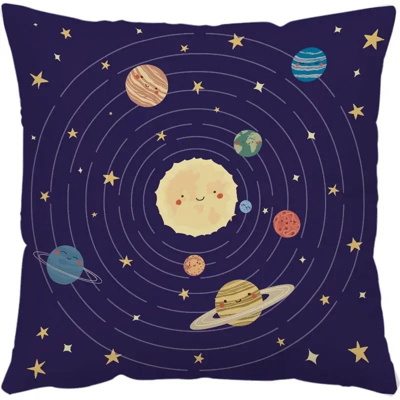 Green Game Controller Gamepad Throw Pillow Cover With Short Plush Print For Living Room Sofa Decoration Cushion Cover