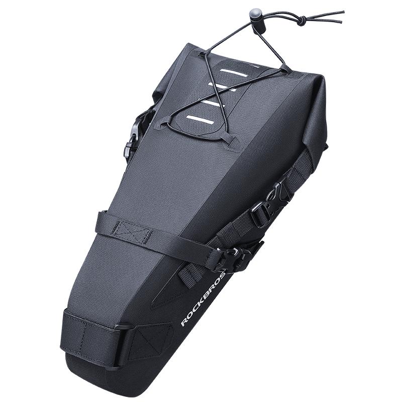 3L Adjustable Bicycle Saddle Bag - Black