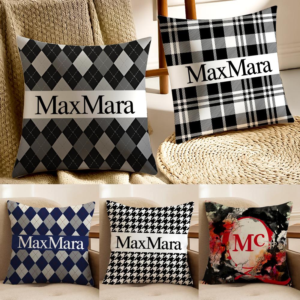 luxurious And Elegant Style MMaxMaraA Cushion Cover Pillowcase Antidustmite living Room Sofa Decor Cushion Room
