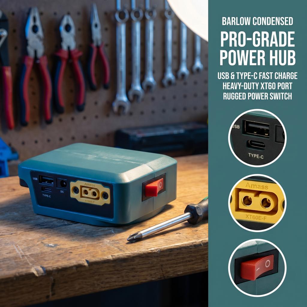 Адаптер для DIY аккумуляторов Makita/DeWalt/Milwaukee с цифровым дисплеем напряжения, двунаправленный преобразователь питания DC XT61, быстрая зарядка USB